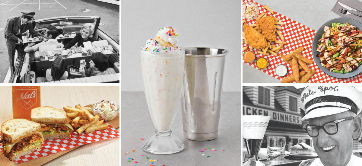 CELEBRATING CANADA'S LONGESTRUNNING RESTAURANT CHAIN WHITE SPOT MARKS